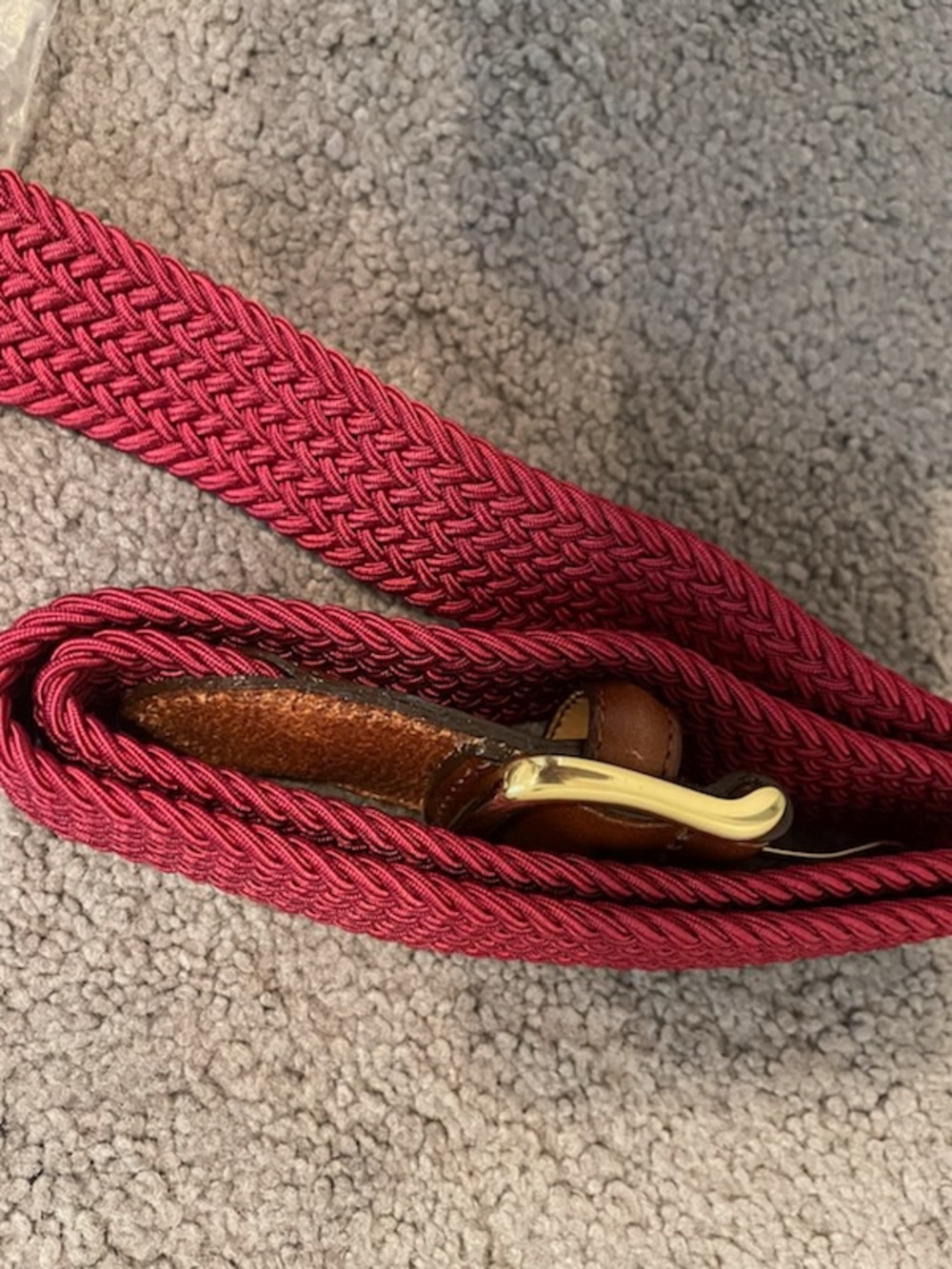 Men’s Lands’ End Woven Stretch Belt (NWT)